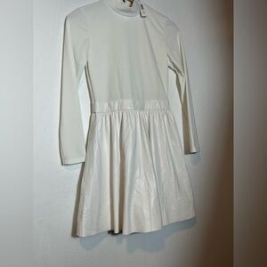 ALICE + OLIVIA
Chara Vegan Leather Skater Dress